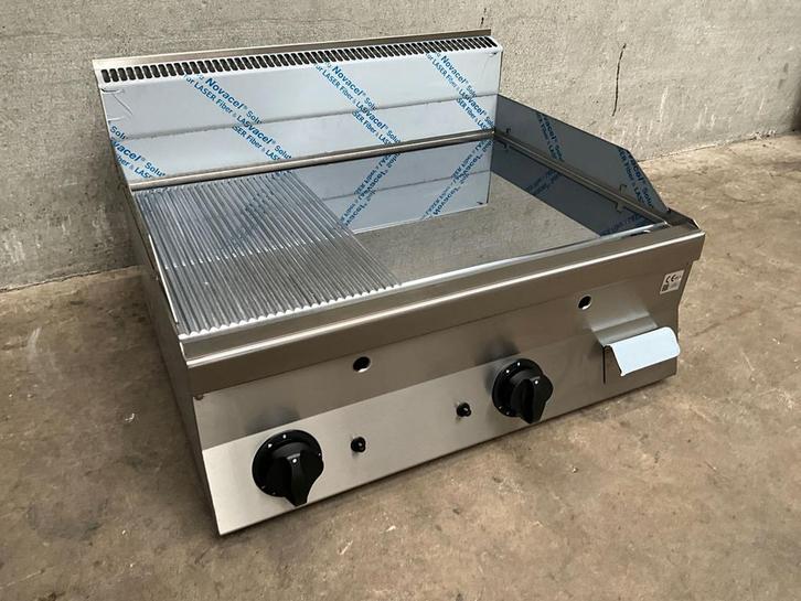 Mareno gas bakplaat Half Glad - Half Geribbeld, Zakelijke goederen, Horeca | Keukenapparatuur, Nieuw zonder verpakking, Fornuis, Frituur en Grillen