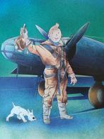 Pascal Somon - Hommage à Hergé numérotée et signée -