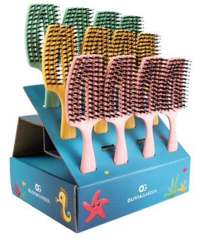 Olivia Garden Fingerbrush Care Mini Display - Kids Editie..., Handtassen en Accessoires, Uiterlijk | Haarverzorging, Nieuw, Verzenden
