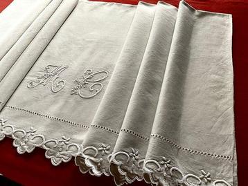 Drap de lit - 3 m - 2.05 m, Antiquités & Art