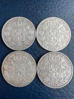 Belgique. Léopold II. 5 Francs 1873, 4 silver coins (Sans