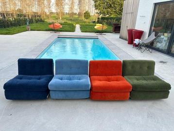 C&B Italia - Mario Bellini - Sofa (4) - amanta - Fluweel -, Antiek en Kunst