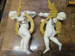 Figure - Paar Putti-Engel - 28, 5 cm (2) - Bois