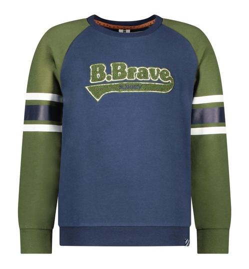 B.nosy - Sweater B.Brave Navy/Army, Enfants & Bébés, Vêtements enfant | Taille 98, Enlèvement ou Envoi