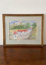 Ettore Ximenes (1855-1926) - Processione a Rio Freddo, Antiek en Kunst
