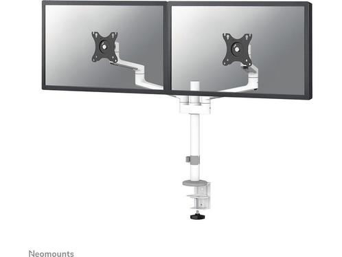 Neomounts DS60-425WH2 full motion monitorarm bureausteun, Computers en Software, Monitoren, Zo goed als nieuw, Verzenden