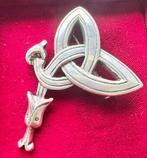 Zilver, 2 Hallmarks - Broche - Snake Celtic Trinity Knt