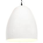 vidaXL Hanglamp industrieel rond 25 W E27 42 cm wit, Huis en Inrichting, Verzenden, Nieuw