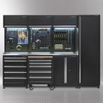 Datona Werkplaatsinrichting PREMIUM met RVS werkblad 265 cm, Doe-het-zelf en Bouw, Ophalen of Verzenden, Nieuw