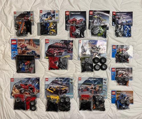 Lego - Mix set Racers e Technic inizio 2000 - 2000-2010, Kinderen en Baby's, Speelgoed | Duplo en Lego