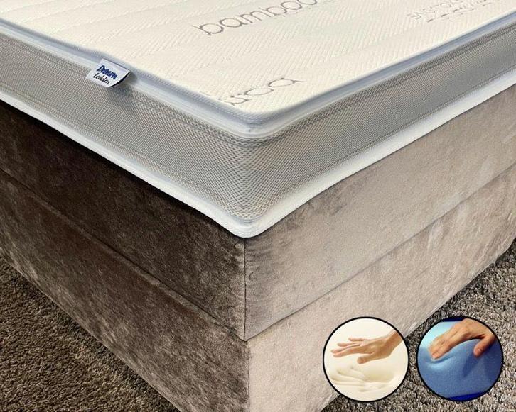 Bamboo exclusive topper HR55 koudschuim & Nasa Traagschuim, Doe-het-zelf en Bouw, Gereedschap | Schuurmachines