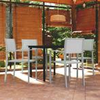vidaXL 5-delige Tuinset wit, Tuin en Terras, Tuinsets en Loungesets, Verzenden, Nieuw, Tuinset