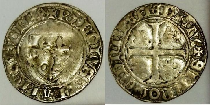 France Frankreich Dup 377 Karl Vi 1380-1422 Blanc Guenar..., Postzegels en Munten, Munten | Europa | Niet-Euromunten, België, Verzenden