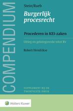 Compendium van het Burgerlijk procesrecht, Procederen in, A.S. Rueb, Verzenden