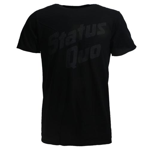 Status Quo Vintage Logo Band T-Shirt Zwart - Officiële, Vêtements | Hommes, T-shirts