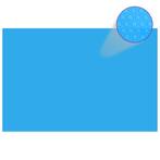 vidaXL Zwembadzeil rechthoekig 300 x 200 cm PE blauw, Tuin en Terras, Verzenden, Nieuw
