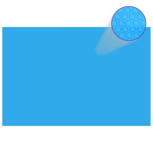 vidaXL Zwembadzeil rechthoekig 300 x 200 cm PE blauw, Tuin en Terras, Zwembaden, Nieuw, Verzenden