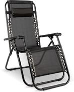 Opvouwbare Tuinligstoel met Tas en Tafel - Handig en Ruim..., Tuin en Terras, Tuinstoelen, Ophalen of Verzenden, Nieuw