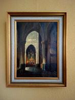 Adri Visser (1887-1969) - Kerkinterieur, Antiek en Kunst