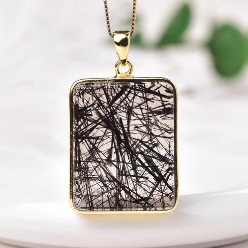 Sans réserve - Certifié ALGT - Pendentif en quartz, Verzamelen, Mineralen en Fossielen