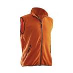 Jobman werkkledij workwear - 7501 fleece vest l oranje