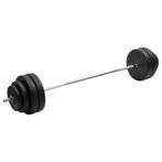 vidaXL Halter met gewichten 60 kg, Verzenden, Nieuw
