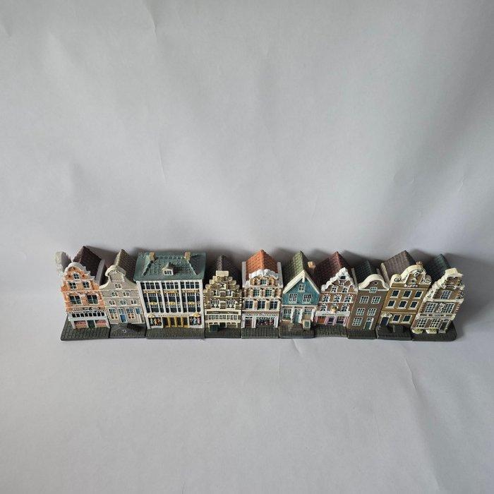 Blokker - Beeldje - 10 Amsterdamse grachtenpandjes (10) -, Diversen, Kerst