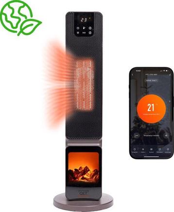 2eChoix | QLT Ceramic Heater with Atmosphere Fireplace - beschikbaar voor biedingen