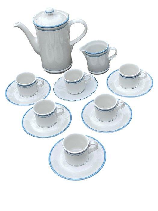 Richard Ginori - Koffieservies (16) - Porselein, Keramiek -, Antiquités & Art, Antiquités | Meubles | Tables