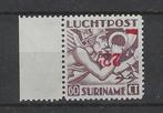 Suriname 1945 - Enveloppe à affranchissement aérien avec, Postzegels en Munten, Gestempeld