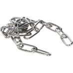 Ketting alleen 4mm,75cm m.ring voor biggenspeelgoed, rvs -, Nieuw