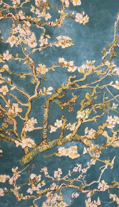 Tessuto Van Gogh Amandelbloesem Art Nouveau, Antiek en Kunst, Antiek | Tapijten, Tafelkleden en Textiel