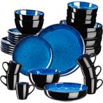 tectake Serviesset Mare van aardewerk, voor 6 personen - 30, Verzenden