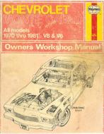 1970 - 1981 CHEVROLET MONTE CARLO HAYNES VRAAGBAAK ENGELS, Auto diversen, Handleidingen en Instructieboekjes