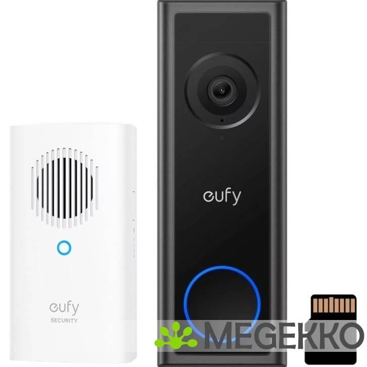 Eufy Video Doorbell C30 + SD Kaart + Chime, Computers en Software, Overige Computers en Software, Nieuw, Verzenden