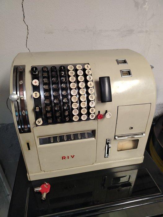 Industriële apparatuur - 1950s - Italië - Kassaapparaat RIV, Antiek en Kunst, Antiek | Wandborden en Tegels