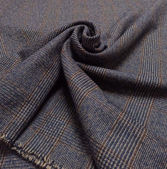 A324 - 680 x 155 cm - Fantastico Principe di Galles in pura, Antiek en Kunst, Antiek | Tapijten, Tafelkleden en Textiel