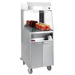 Frites-Warmhoudstation | RVS | Interne Lekbak | Wielen, Zakelijke goederen, Verzenden, Nieuw in verpakking
