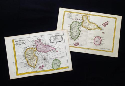 America Centrale - Groot collectie van 2 - Caribisch gebied, Boeken, Atlassen en Landkaarten