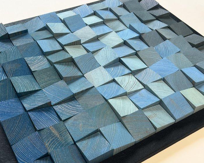 Modern Mozaïek - WoodbyLukas Lukasz Kacprzuk - 2020+ -, Antiek en Kunst, Kunst | Designobjecten