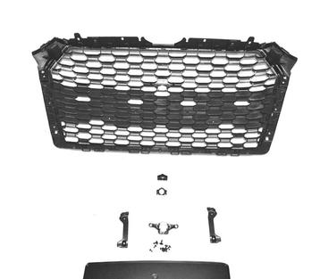 CALANDRE AUDI A4 B9 15-19 LOOK RS4 NOIR BRILLANT, Verzenden