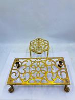 Onderzetter (2) - Treeft - Messing - Trivet Ajour