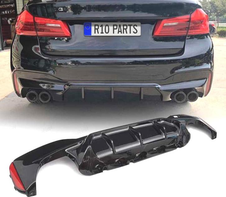 DIFFUSEUR ARRIÈRE BMW G30 G31 LOOK M5 NOIR BRILLANT, Auto-onderdelen, Carrosserie, Verzenden