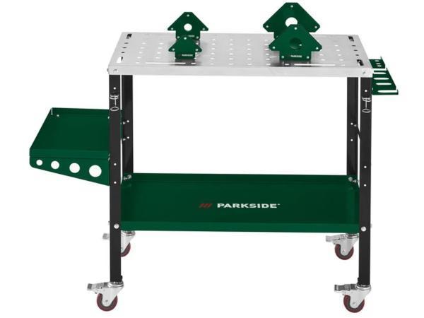 Veiling - PARKSIDE Mobiele Lastafel inklapbaar max.300, Doe-het-zelf en Bouw, Werkbanken
