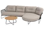 Taste by 4 Seasons Rhodos chaise loungebank antraciet met, Nieuw