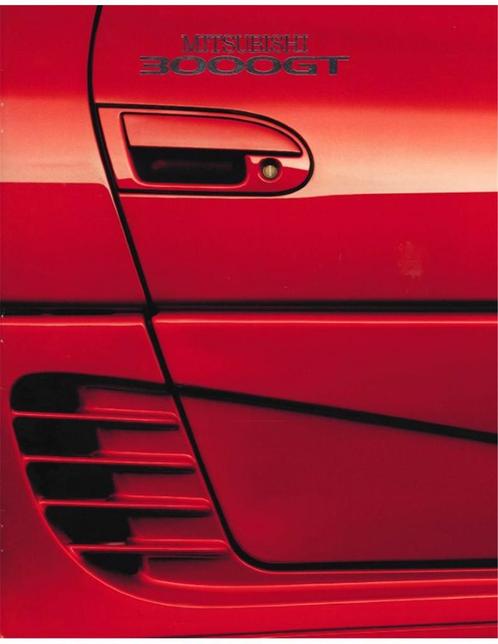 1991 MITSUBISHI 3000GT BROCHURE ENGELS (USA), Boeken, Auto's | Folders en Tijdschriften, Ophalen of Verzenden
