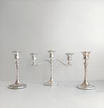 Chandelier (3) - Plaqué(e) argent - Candelabres argentés