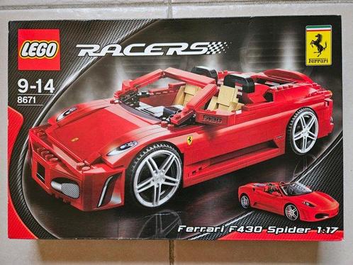 Lego - Racers - 8671 Ferrari 430 Spider - 2000-2010 -, Kinderen en Baby's, Speelgoed | Duplo en Lego