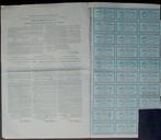 Roemenië. - 6 x Stocks 1 Roumania 4 1/2% Bond Loan 1000 Lei