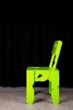 Primo Arets - Stoel - Green chair - Birch plywood